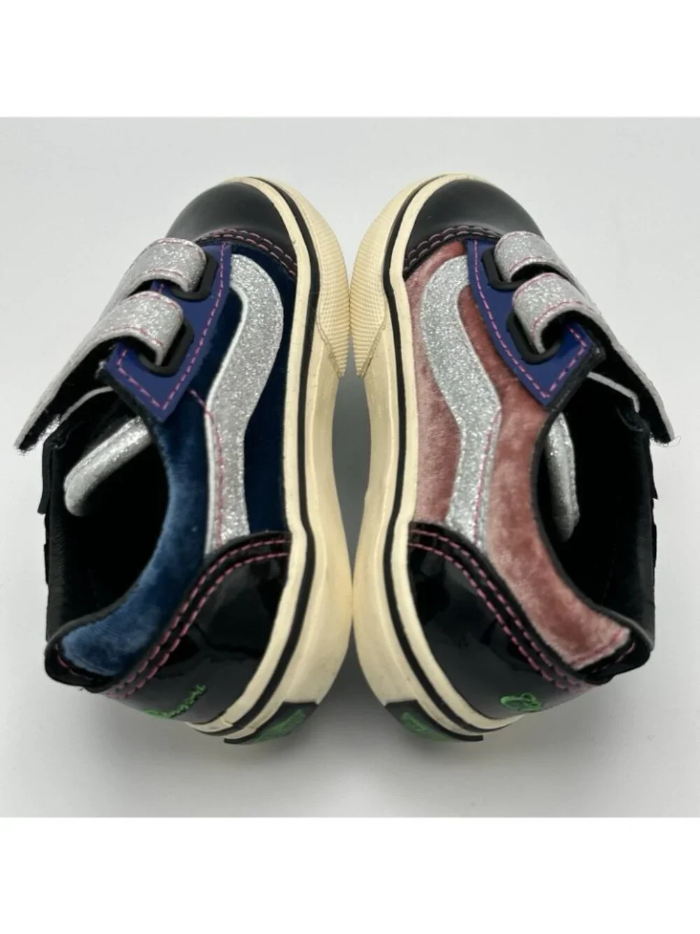NEW Rare Vans TODDLER Sz 6 Vault  Sinner’s Club Old Skool V Checkerboard Velvet